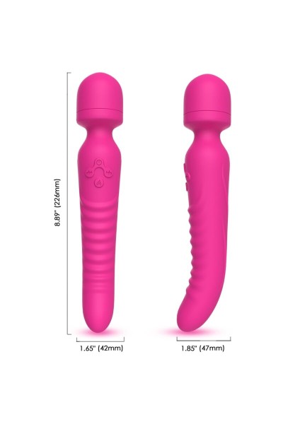 Massaggiatore e vibratore ARMONY effetto caldo Fucsia - foto 1 di 4