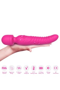 Massaggiatore e vibratore ARMONY effetto caldo Fucsia - foto 3 di 4