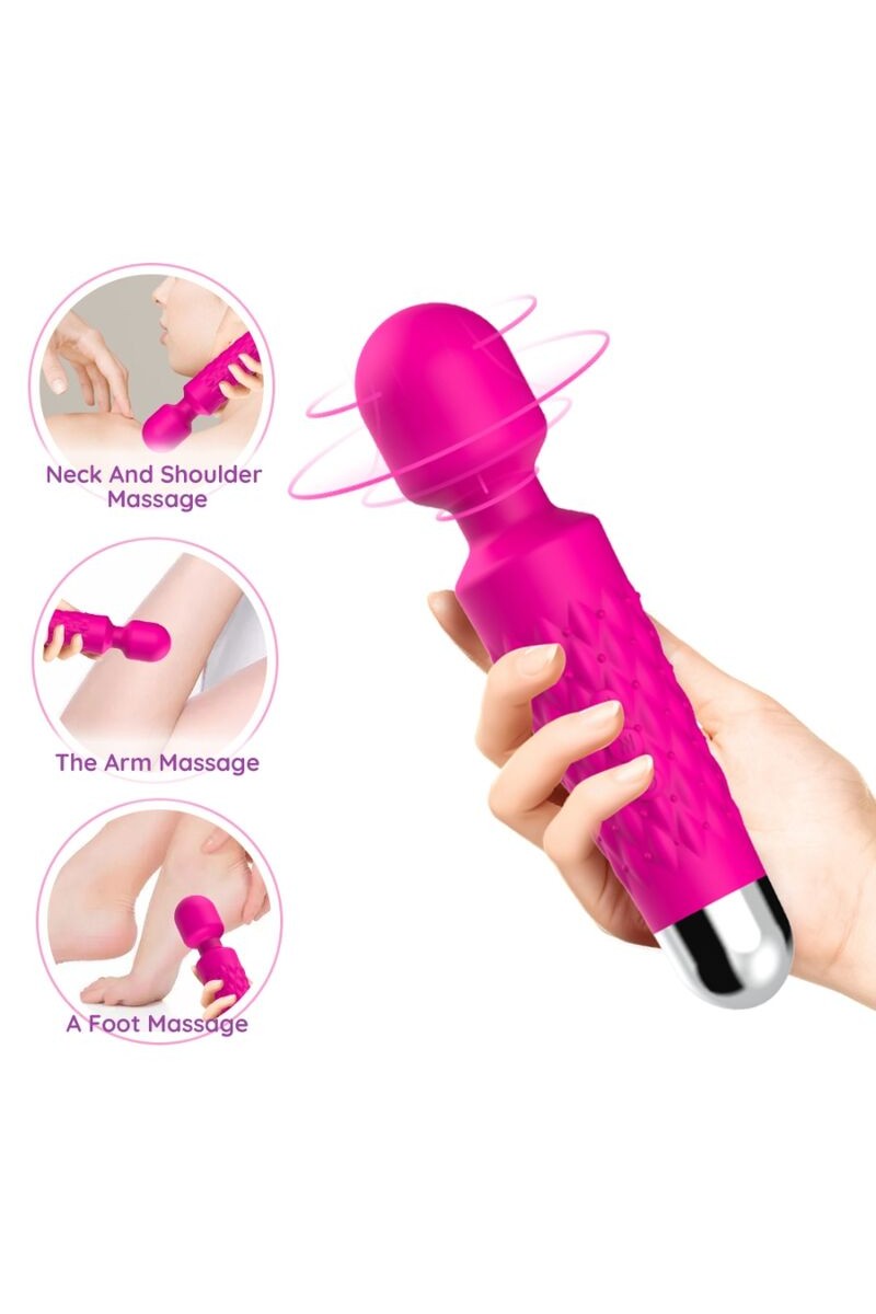 Massaggiatore e vibratore ARMONY con testa super flessibile Fucsia - foto 1 di 4