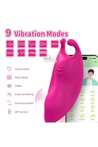 Mutandine vibranti G-spot fucsia ARMONY - foto 4 di 7