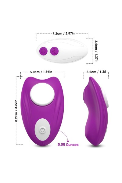 Mutandine vibranti ARMONY con telecomando viola - foto 3 di 5