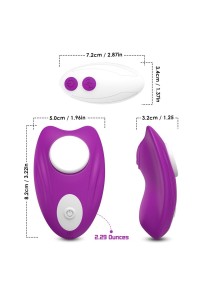 Mutandine vibranti ARMONY con telecomando viola - foto 3 di 5
