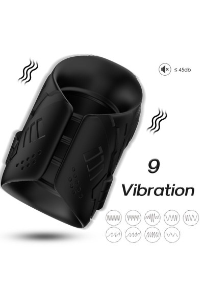 Masturbatore e vibratore nero ARMONY - foto 1 di 4