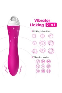 Dispositivo di aspirazione clitoridea e vibratore ARMONY Fairyland Fucsia - foto 2 di 5