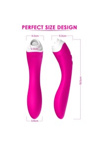 Dispositivo di aspirazione clitoridea e vibratore ARMONY Fairyland Fucsia - foto 4 di 5