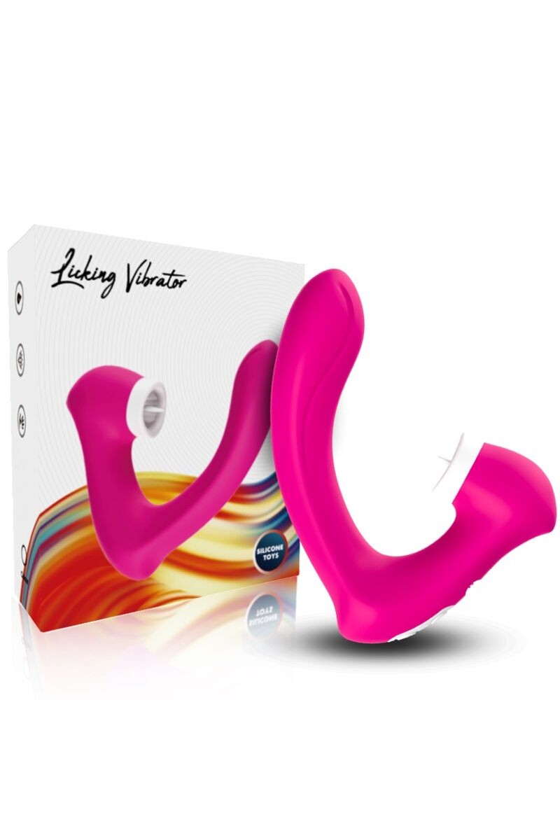 Stimolatore clitorideo e vibratore curvo ARMONY - SECRETKISS LICKING - foto 1 di 4