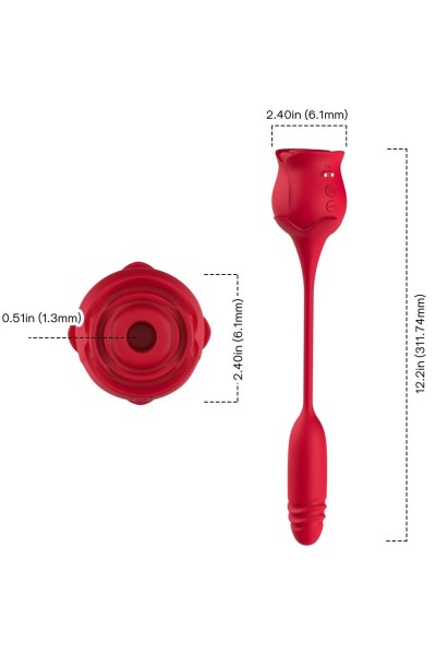 Succhietto e vibratore ARMONY Roseknigth - foto 4 di 5