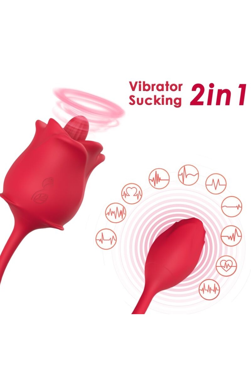 Stimolatore e vibratore ARMONY 2 in 1 con coda rossa - foto 1 di 5