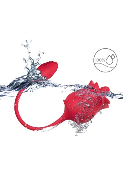 Stimolatore e vibratore ARMONY 2 in 1 con coda rossa - foto 3 di 5