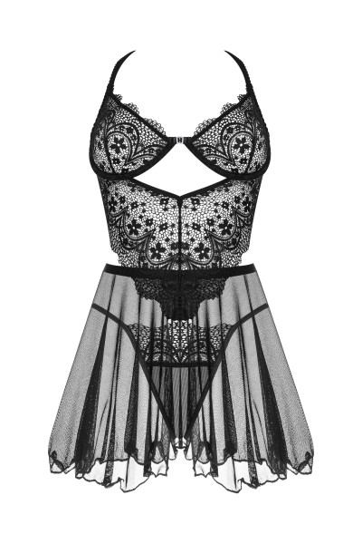 Nuisete dark mirage - Noir - S/M - vista laterale - foto 4 di 11