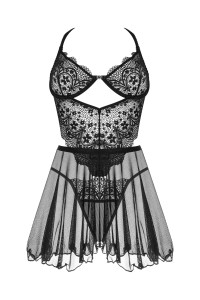 Nuisete dark mirage - Noir - S/M - vista laterale - foto 4 di 11