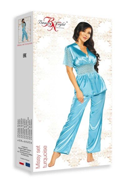 Compleino missy - Turquoise - S/M - vista laterale - foto 4 di 5