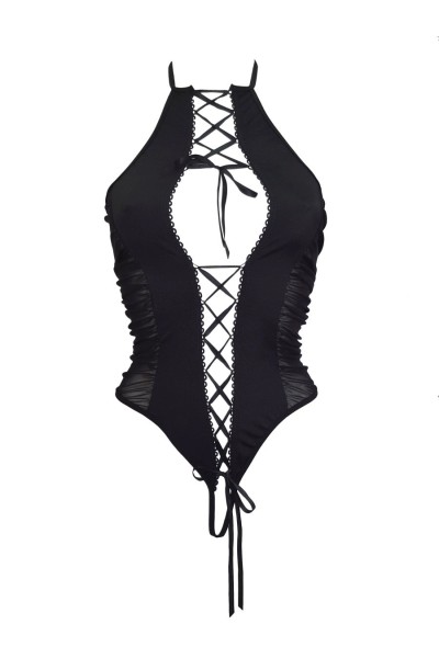 Body gisele - Noir - S/M - retro del prodotto - foto 5 di 5