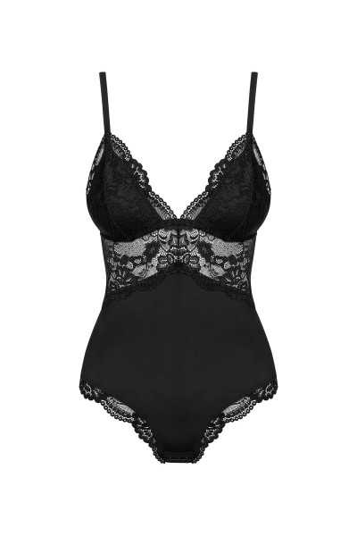 Body in pizzo nero 810