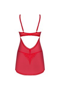 Chilisa babydoll et string - Rouge