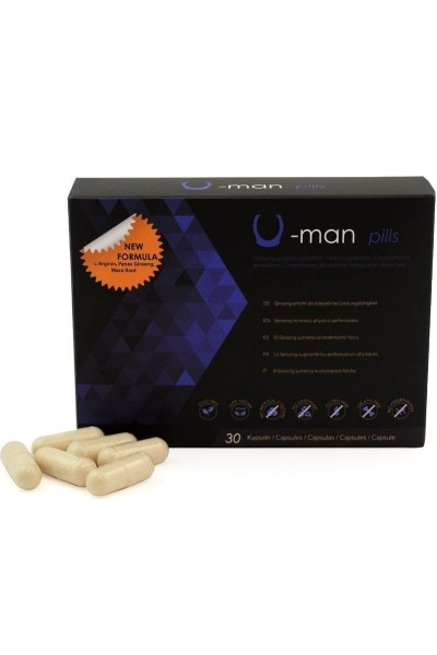 Pillole per ingrandimento pene U-Man 30 caps.