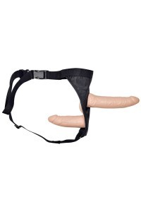 Strap on con doppio dildo