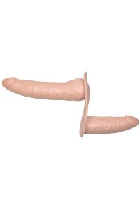 Strap on con doppio dildo