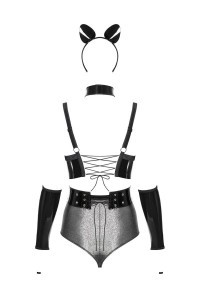 Silveria Ensemble 6 pcs - Argent et Noir