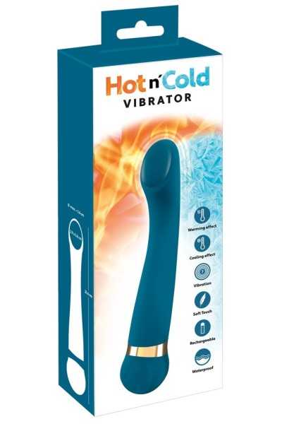 Vibratore con effetto calore e freddo Hot 'n Cold turchese