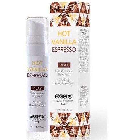 Gel stimolante Hot Vanilla Espresso 15 ml - Exsense