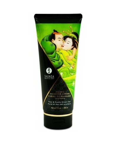 Crema da massaggio baciabile Pera e the verde