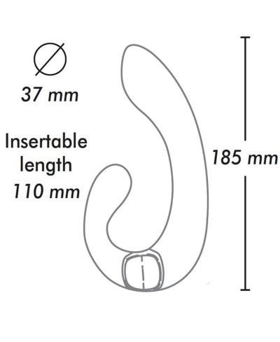 Stimolatore vaginale Miyo viola - Shunga