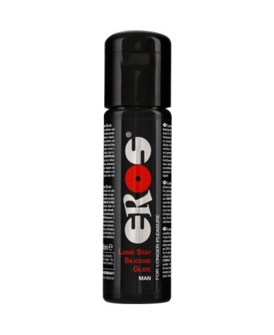 Lubrificante base silicone Long Stay Man 100 ml - Eros
