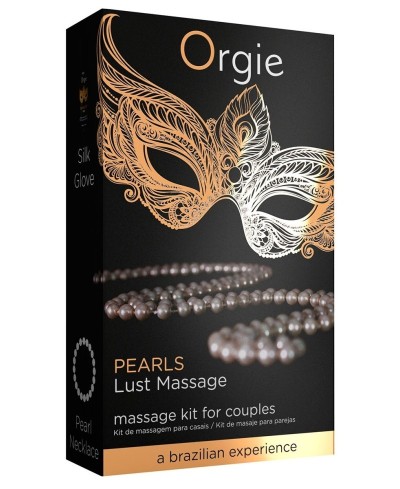 Kit per coppia Pearls Lust Massage - Orgie