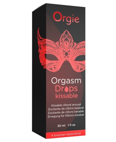 Stimolante clitorideo baciabile Orgasm Drops 30 ml - Orgie
