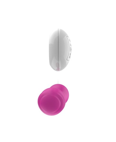 Uovo vibrante ricaricabile rosa con telecomando