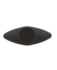 Vibratore anale nero 17 cm