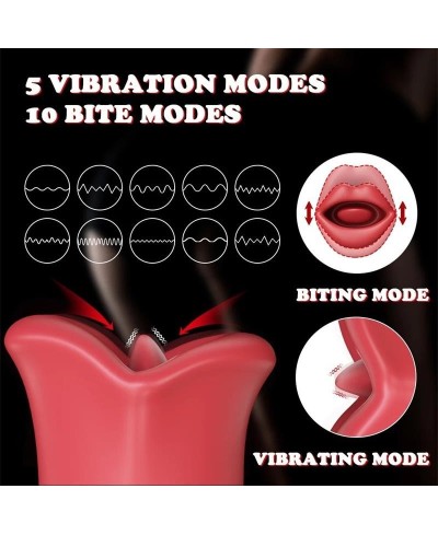 Stimolatore vibrante a forma di bocca Ember - Action