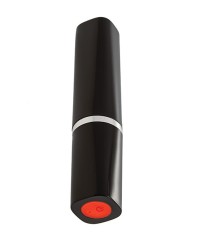 Mini vibratore a forma di rossetto Lipstickcon 4 testine intercambiabili