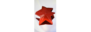 Copricapezzoli a stella in metallo rosso - Be lily