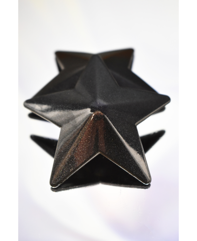 Copricapezzoli a stella in metallo nero - Be lily