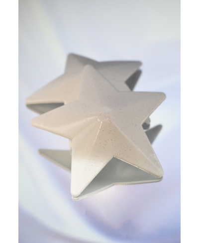 Copricapezzoli a stella in metallo bianco - Be lily