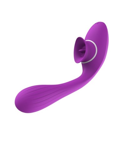 Stimolatore clitorideo 2 in 1 DISA viola - Nv Toys