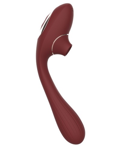 Stimolatore clitorideo 2 in 1 bordeaux DINA - Nv Toys