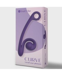 Stimolatore punto G e clitoride Curve viola - Snail Vibe