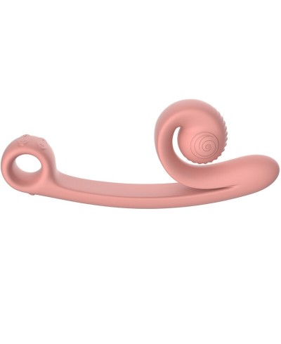 Stimolatore punto G e clitoride Curve arancione - Snail Vibe