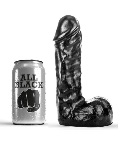 Dildo realistico Colin 19 cm - All Black