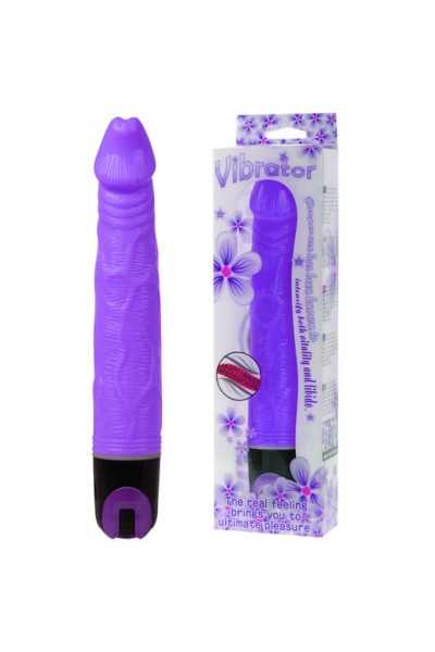 Vibratore realistico multivelocità 21,5 cm viola