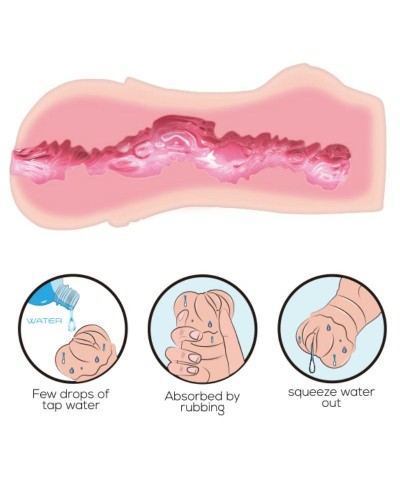 Masturbatore vagina in water skin