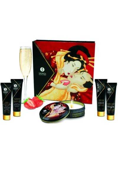 Kit per il piacere Geysha Fragole e champagne