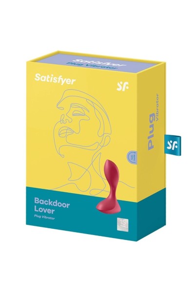 Vibratore anale Backdoor Lover rosso - Satisfyer