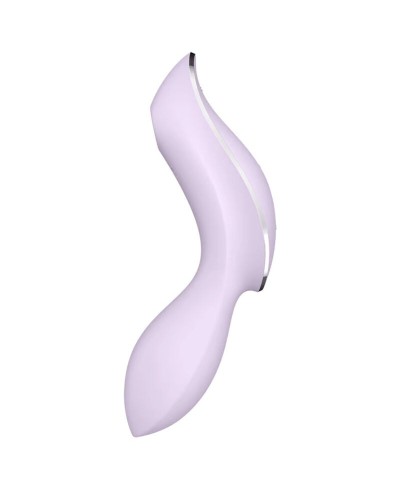 Stimolatore clitorideo vibrante Curvy Trinity 2 viola