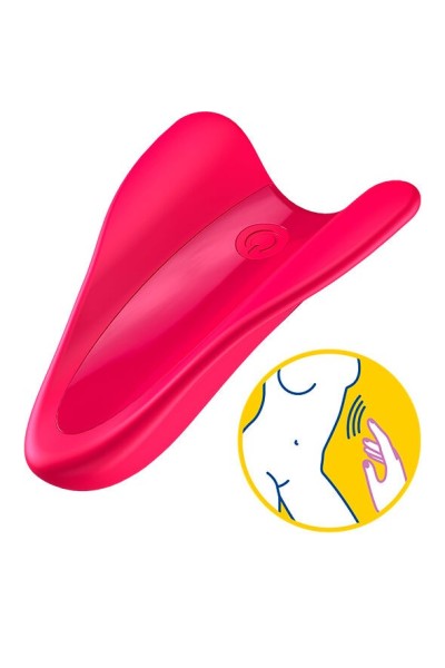 Vibratore ditale High Fly rosso - Satisfyer