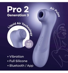 Succhia clitoride con app Pro 2 Generation 3 viola