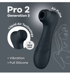 Succhia clitoride Pro 2 Generation 3 nero